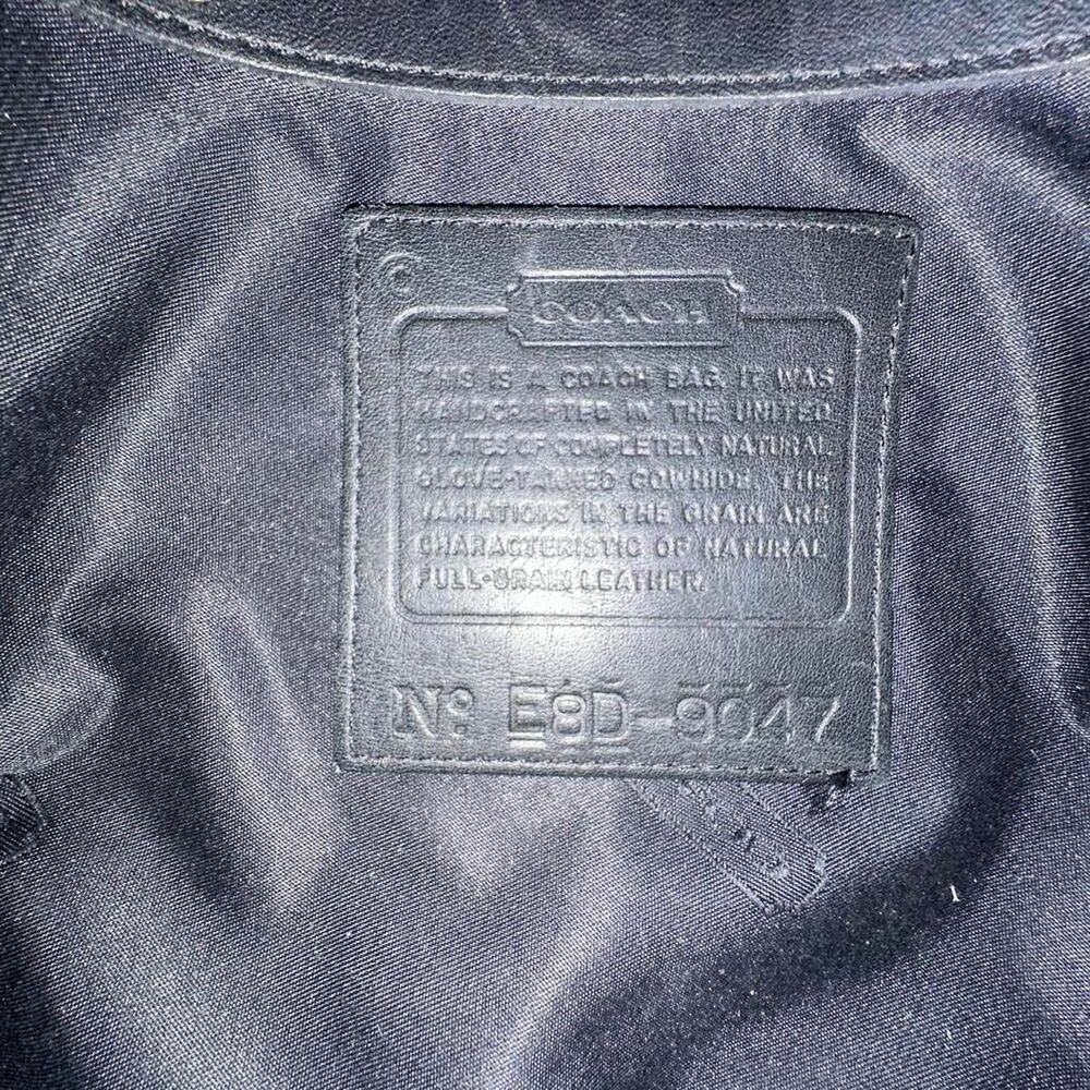 Coach Black Ergo Compartment Bucket Style No. 9047 - Picture 7 of 8